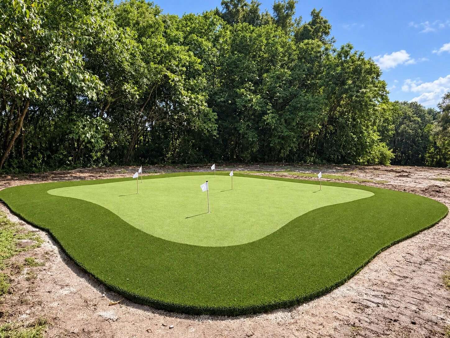 Putting green sintético a medida instalado por Cavisa Solutions